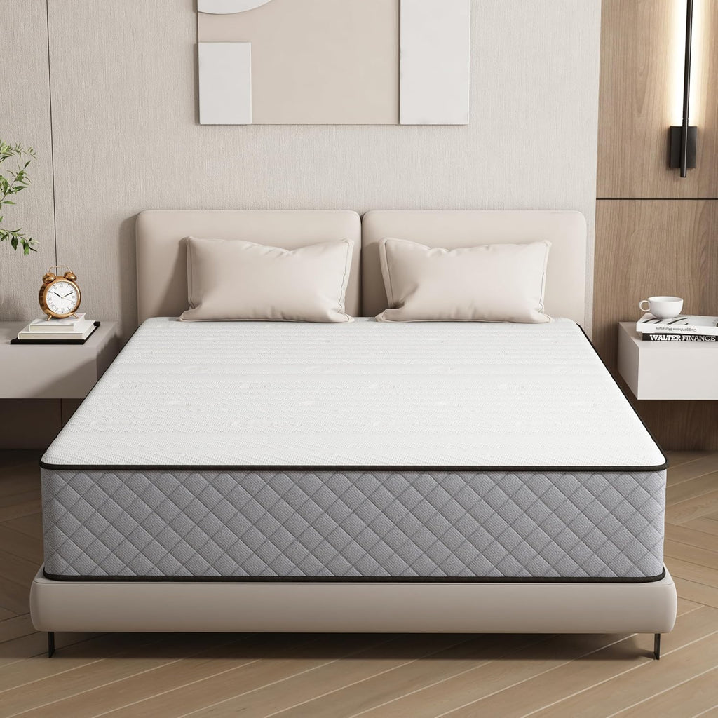 Matratze 140x200 Kaltschaum H2 H3 mit Öko-Tex Zertifiziert 25 cm Höhe, 7-Zone Taschenfederkernmatratze mit Memory Foam Bett Matratze 140x200x25cm