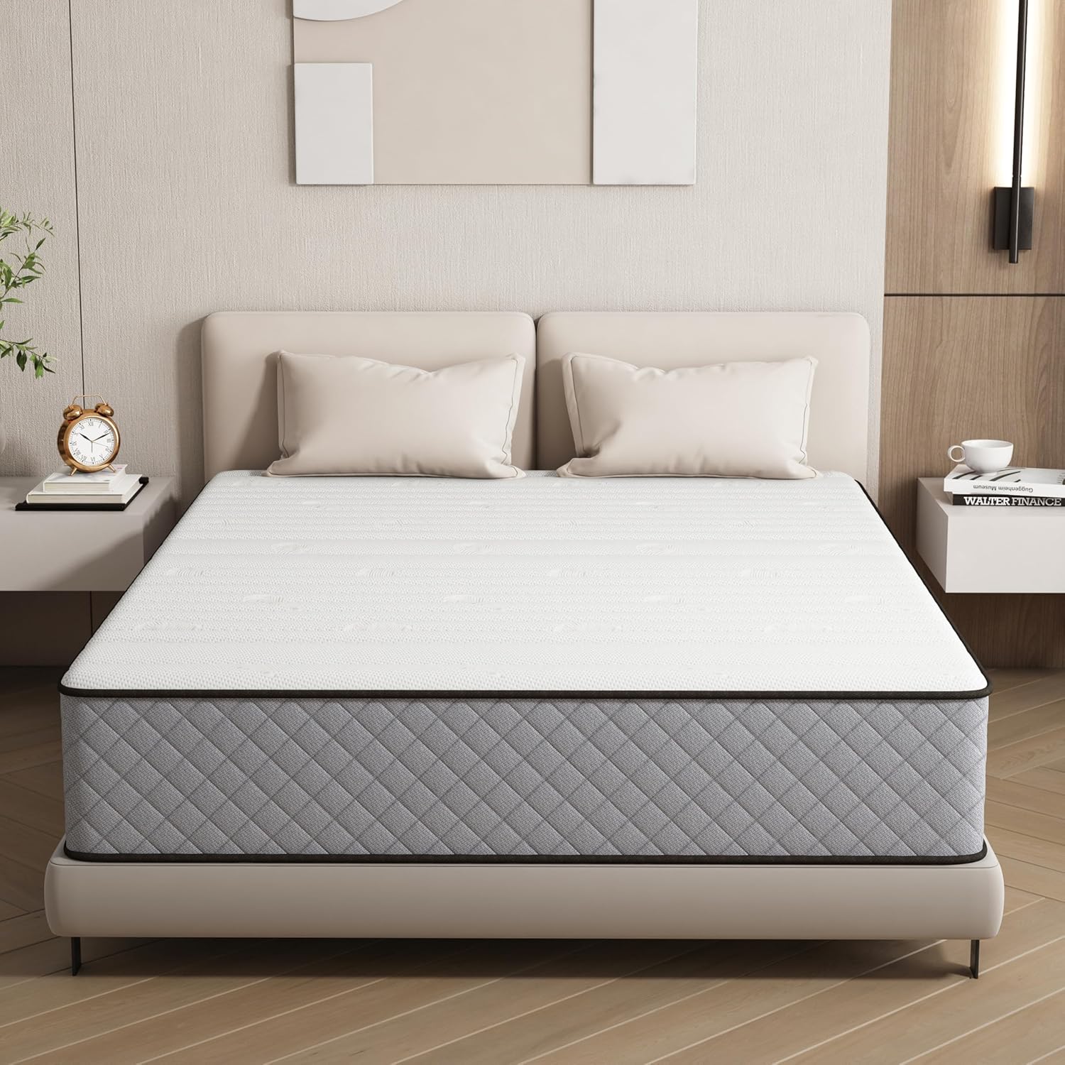 Matratze 140x200 Kaltschaum H2 H3 mit Öko-Tex Zertifiziert 25 cm Höhe, 7-Zone Taschenfederkernmatratze mit Memory Foam Bett Matratze 140x200x25cm