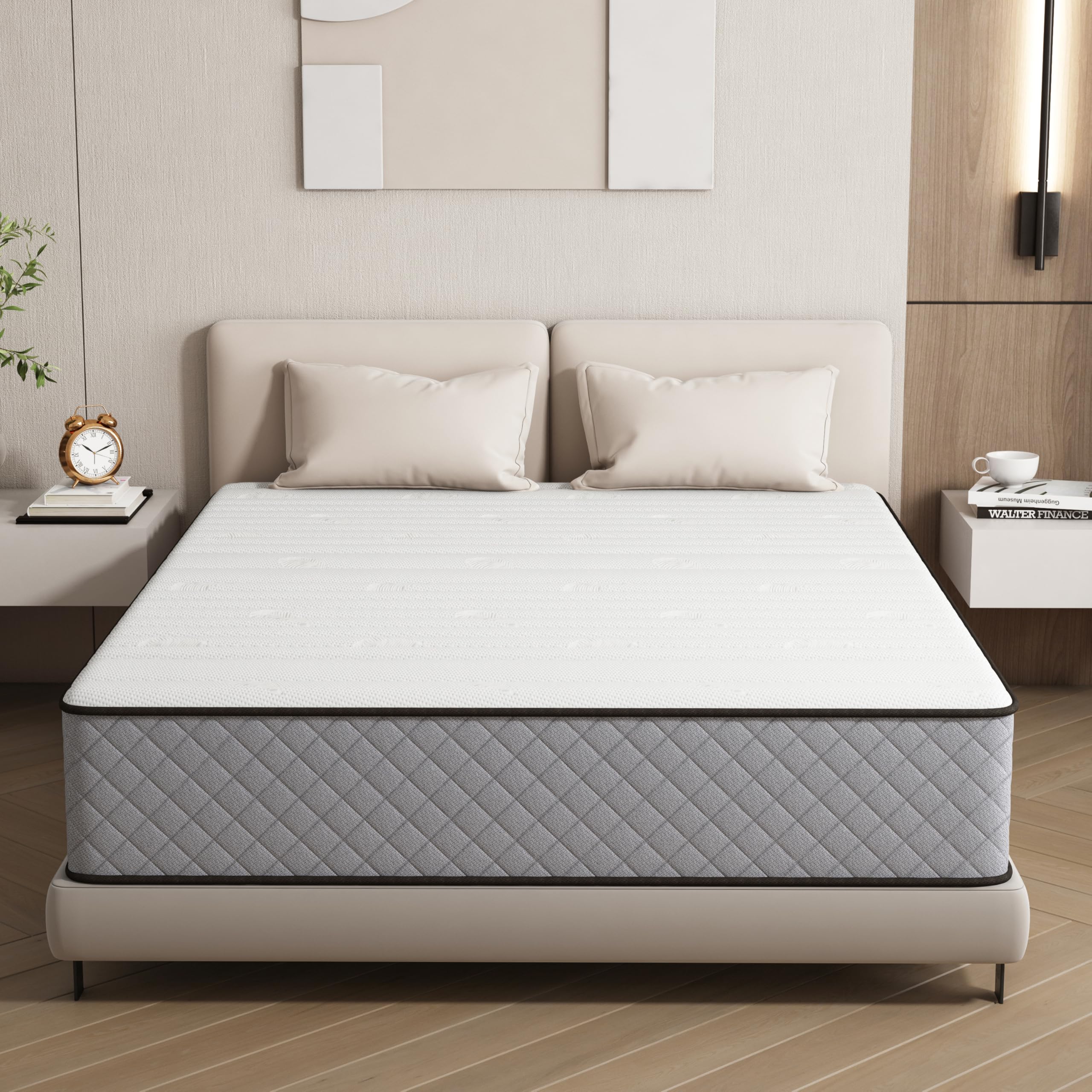Matratze 140x200 Kaltschaum H2 H3 mit Öko-Tex Zertifiziert 25 cm Höhe, 7-Zone Taschenfederkernmatratze mit Memory Foam Bett Matratze 140x200x25cm