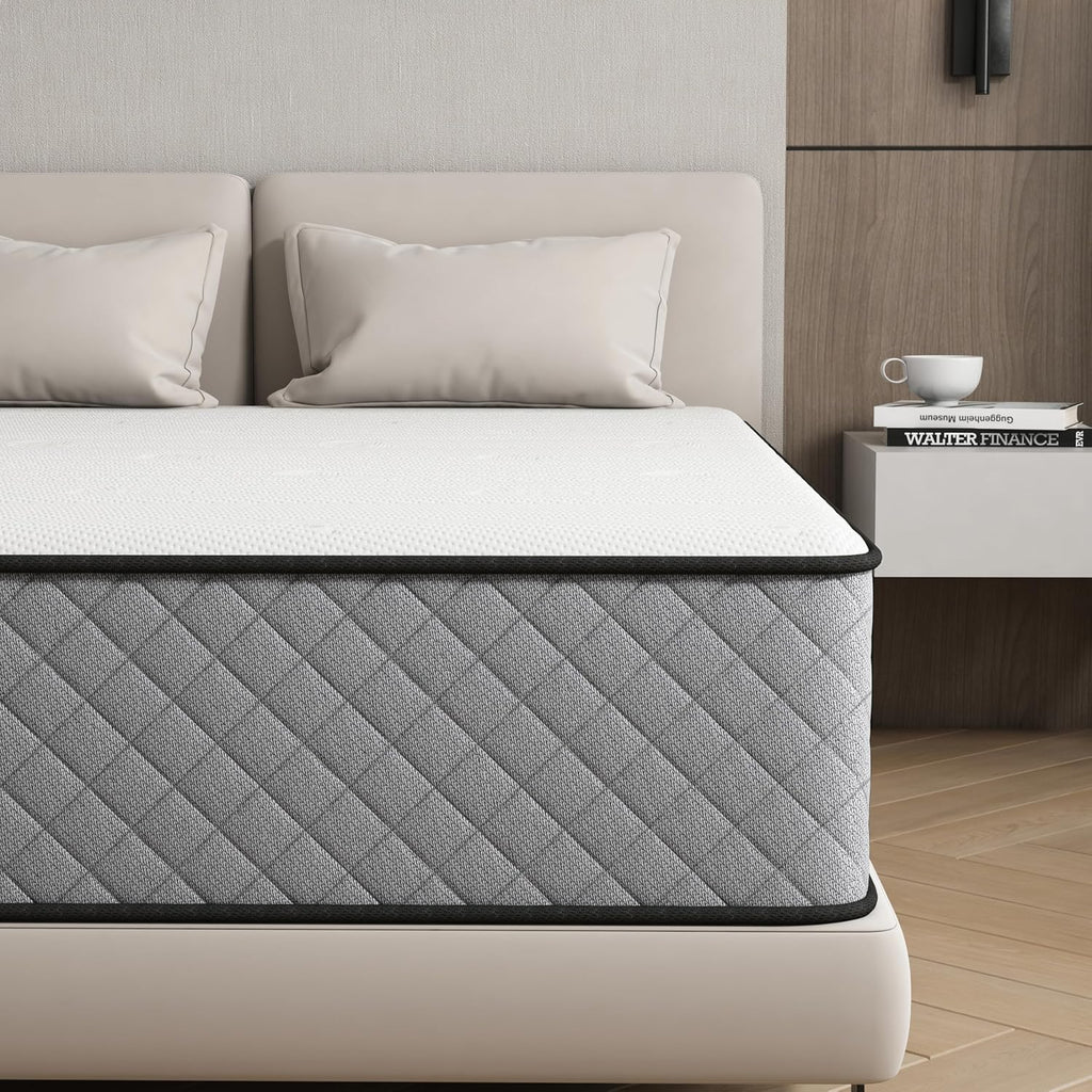 Matratze 140x200 Kaltschaum H2 H3 mit Öko-Tex Zertifiziert 25 cm Höhe, 7-Zone Taschenfederkernmatratze mit Memory Foam Bett Matratze 140x200x25cm