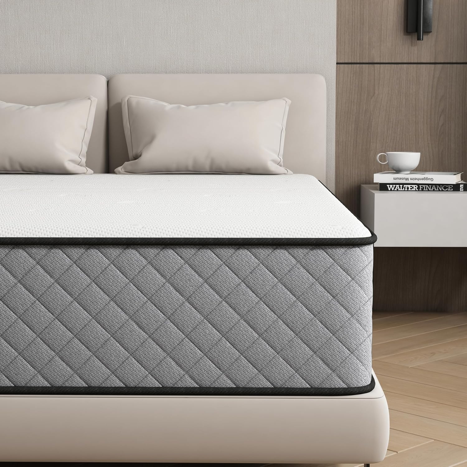 Matratze 140x200 Kaltschaum H2 H3 mit Öko-Tex Zertifiziert 25 cm Höhe, 7-Zone Taschenfederkernmatratze mit Memory Foam Bett Matratze 140x200x25cm